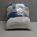 Cervical Neck Pillow for Pain Relief - Ergonomic Memory Foam Contour Pillows for Side, Back & Stomach Sleepers, Cervical Pillow for Neck Support Sleeping with Breathable Cover (Grey&blue)