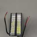 AUTOFEEL Led Light Bar, 7 inch Led Pods Light with 5500LM 6500K White Lighting, 2Pcs 60W Flood Spotlight Fog Beam Combo for Off Road Driving/Night Driving, Compatible with Truck ATV Boat SUV Motorbike