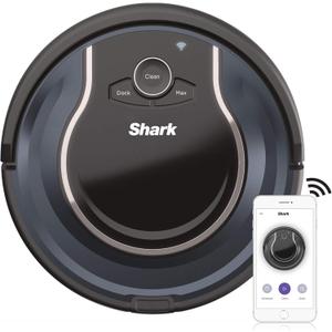 Shark RV761 ION Robot App-Controlled Robot Vacuum (Black/Navy Blue)