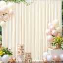 Champagne Backdrop Curtain for Parties Wedding Baby Shower Wrinkle Free Photo Curtains Backdrop Drapes Fabric Decoration for Bridal Shower 5ft x 7ft,2 Panels (10FTx7FT (W5'xH7', 2 Panels))