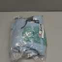 WDIRARA Women's Leopard Tiger Print Sweater High Neck Long Sleeve Fuzzy Knitted Pullover Top (Large, Blue)