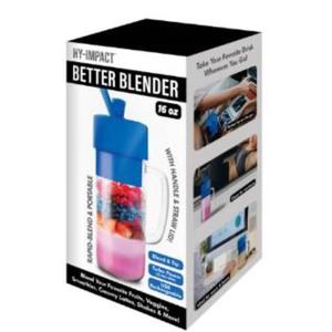Better Blender Turbo Power USB Rechargeable, 16 Oz
