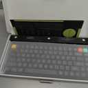 nuphy Node75 Wireless Mechanical Keyboard, 75% Hot Swappable Custom Low Profile Keyboard, 84 Keys Computer Gaming Keyboards, Supports Touch Gestures, PBT Keycaps, RGB Backlit, Bluetooth/2.4GHz/USB-C (Blush Nano Switch)