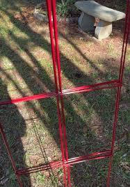red fence, Size 45×18 Inch , 4 Pack 