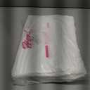 Plastic Bag-Black Plain T-Shirt Bag 11.5"x6.5"x21.5" (Black Thank You, 300)