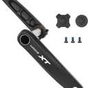 1x Mountain Bike Crankset 170mm with 34-40T Chainring & Bottom Bracket - 6061 Alloy Hollow Integrated MTB Crank Set, Narrow-Wide Teeth, Compatible 8-12S (BSA24/BB92/PF30/BB30/T47)