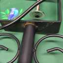 Lovppy Heated Bird Bath for Deck Railing, 100W Thermostatically Controlled Heated Bird Baths for Outdoors Bird Bath Heater, Heated Birdbath for Outside Winter Garden Patio Yard(Green)