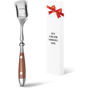 Funny Christmas Mom GiftsMoms Ice Cream ShovelIce Cream Gifts for Her Women Birthday Gifts for MotherCute Christma Presents from Daughter&Son18/8 Stainless Steel Spoon with Bakelite Handle