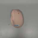 Ergonomic Mouse, USB+Bluetooth Dual Connection, Wireless Vertical Mouse for Reducing Wrist Pain, 1000/1600/2400 DPI, Ergo Mouse with Quiet Click for Windows Mac OS PC Computer Laptop, Pink