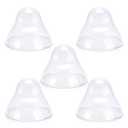 5 Pack Baby Bottle Lids Replacement for Tommee Tippee, Leakproof Seal Caps Replacement Designed for 5oz and 9oz Bottles for Travel and Daily Use Easy to Clean and Fill