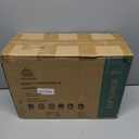 vancasso Bonita Dinnerware Set Blue Stoneware 12 Pieces Service for 4, Handpainted Spirals Pattern Stoneware Plates and Bowls Set