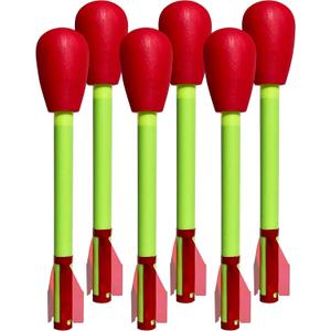 Botabee Rocket Refills for Kids - Toy Rocket Launcher Refill Kit - Air Blast Foam Rockets for Toddlers and Children - Rockets Foam Replacement - Toddler Air Blaster Toys - Ideal Kids Gifts (6 Pack)