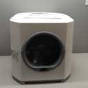 OROLEY Self Cleaning Litter Box, Large Capacity Automatic Cat Litter Box with APP Control, Safety Sensors, Built-in Deodorizing Scent Box, and 1 Roll Garbage Bags, White