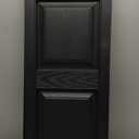 Ekena Millwork Lifetime Vinyl LP2S14X03500BL Standard Two Equal Panel Vinyls, Raised Panel Vinyl Shutters, w/Installation Shutter-Lok's & Matching Screws (Per Pair), 14.75"W x 35"H, Black