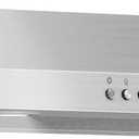 ONEEON 24 inch Under Cabinet Range Hood, Slim Kitchen Hood with 4 Speed Exhaust Fan, 2 Washable Reusable Filters, LED Lights, Stainless Steel