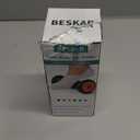 BESKAR Foot Massage Roller for Plantar Fasciitis Relief, Portable Reflexology Tool Pressure Point Massage Rollers, Deep Tissue Massages for Relieving Feet Arch Heel Pain, Myofascial Pain Syndrome (Carbon Black)