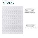 6 x Adhesive Stick dots Two-Sided Sided Mounting Putty Stick Tack for Wall Hanging Crafts Balloons Festival Party Decorations,Clean Removable(0.4"*0.4"-700)