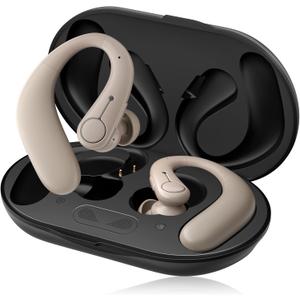 Hearing Aids, Hearing Aids for Seniors with Bluetooth, Rechargeable Hearing Aid with Noise Cancellation, 5-Level Button Volume Control, OTC Hearing Amplifier for Moderate Hearing Loss, Clear Sound