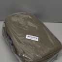 ARCFOX Medicine Storage Bag with Lock, Vintage Canvas Large Pill Bottle Organizer for Men, Double Layers Medication Storage with Portable Travel Pouch Shoulder Strap Handles, Army Green