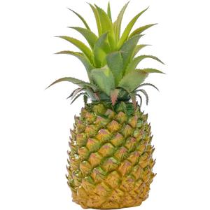 QIRMIZI Artificial Pineapple -Simulated Fruit Decoration, Lifelike Fake Fruit Model, Perfect for Home Decor, Kitchen, Party & Photography Prop Realistic & Eco-Friendly,Green Small (3.5"D x 3.5"W x 8.6"H)