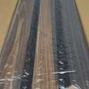 SENRYEE Wood Crates For Storage, Decorative Vintage Brown Wooden Crates For Display, Handmade Solid Wood Boxes, Set Of 3 Rustic Black Wooden Crate (Vintage Brown)