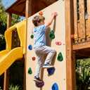 32 PCS Rock Climbing Wall for Kids,Rock Wall Climbing Holds,Adults Climbing Wall Grip Kits Holds Up to 230 lbs for Outdoor Indoor Home Playground Climbing Wall Holds