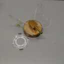 Chrasy 10W LED Wall Light Indoor, Modern LED Wall Sconce, Creative Acrylic Butterfly Wall Lamp with Golden Color Base for Bedroom Living Room Office Restaurant Hallway, 3 Color Temp Adjustable