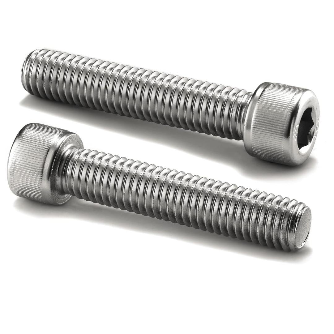 1/4-20 x 2-1/2" Socket Head Cap Screws Bolts, 20Pcs 304 Stainless Steel 18-8, Allen Socket Hex Drive, Partially Threaded, Bright Finish by SG TZH(with Hex Spanner)