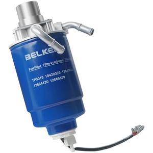 6.6 Duramax Diesel Fuel Filter Housing Assembly with Water in Fuel Sensor Head Compatible with 2011-2016 Chevy Silverado 2500 HD 3500 HD GMC Sierra V8 Replace TP3018 19431541 12645622 12664430 904-000