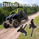 kingsea Universal Steering Knuckle, Kart Front Steering Strut Knuckle Spindle, Replacement for ATV, Kart, Quad Bike 50cc 70cc 90cc 110cc (Left +Right)
