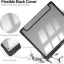 Slimshell Clear Case for Kindle Scribe 10.2" (2024/2022 Release),Kindle Scribe Case Cover 10.2 inch 2024/2022 with Pen Holder and Auto Sleep/Wake Function-Grey