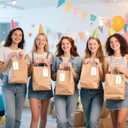 G2PLUS 5 Senses Gift Tags with String for Him and Her  Romantic White and Gold Gift Tags Set with Sense Greeting Card for Anniversary, Valentines Day, Birthday, Christmas