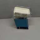 Knife Block with Drain Tray, Knife Holder without Knives, Kitchen Storage Knife Rack Decoration, Slanted Knife Stand, Countertop Knife Storage, Carbon Steel Cutlery Display Organizer (Silver,C)