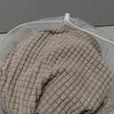 H.VERSAILTEX Super Stretch Stylish Cushions Covers/Furniture Cover Spandex Jacquard Small Checked Pattern Super Soft Slipcover Washable Individual (3 Cushion Sofa, Taupe)