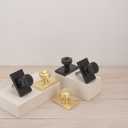 parro Gold Door Knobs Interior & Exterior, Keyed Entry Door Knob for Bedroom & Living Room, Satin Brass Pismo Doorknobs