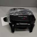 George Foreman 4Serving Removable Plate Electric Grill and Panini Press, George Tough NonStick Coating, Drip Tray Catches Grease, Black