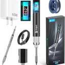 Soldering Iron Kit, 100W Portable Soldering Iron Kit With C245I Tip, 2S Fast Heating(390F-840), Pre-set 3 Groups Temperature, Smart Soldering Iron Pen Tool for Precision Repair