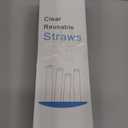 Replacement Straw with Cover Cap for Stanley Cup 40 oz 30 oz 64oz Tumbler, 6PCS Reusable Long Clear Straw with Toppers for Stanley Cup Accessories, Dishwasher Safe, BPA Free, Set of 10