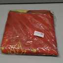 ROCKY&CHAO Christmas Garage Door Cover with Sparkling Night-Time Effect, 6x13ft Red & Green Holiday Banner for Single/Double Garage, Outdoor Christmas Decorations, Weather-Resistant Polyester Fabric