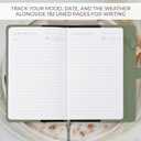 Aesthetic Diary with Lock - Beautiful Leather Journal with Easy to Change Code Lock & Refillable Pages - Quality 8.5x5.6 Planner for Women with Bookmark & Pen Holder to Protect Thoughts & Memories