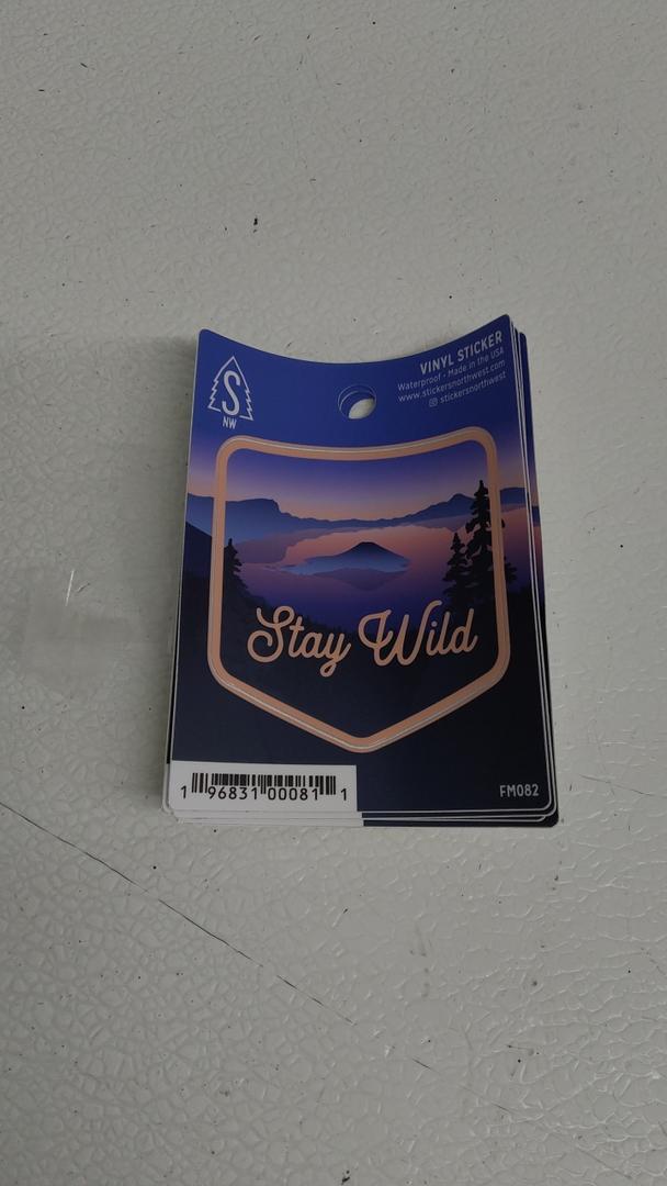 Vinil Sticker Stay Wild FM082 4Pack