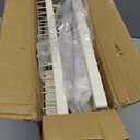 HOISIMDY Dish Drying Rack 2 Tier Countertop Dish Draining Rack Organizer White
