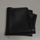 URMONA 19" x 19" Silicone Pet Feeding Mat, Dog Cat Food and Water Mat, Waterproof Raised Edge Cat Litter Box Tray, Rubber Pets Accessories, Puppy Kitty EssentialsBlack