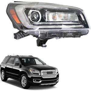 Munirater 1-Pack Headlight Assembly Headlamp Halogen Passenger Side Replacement for 2013-2016 Acadia