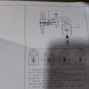 Guliaofo 6-Light Black Bathroom Light Fixtures, E26 Base Vanity Lights for Bathroom Mirror Lamp with Milky White Square Glass Shade, Modern Wall Sconce Light Kitchen Light Fixtures Led Vanity