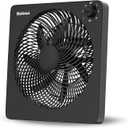 HOLMES 10" Personal Fan, Rechargeable Battery, 3 Speed Settings, Lightweight and Portable, USB Cable, Carrying Handle, Home and Office, Black Finish