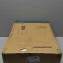 BOBOMOMO 25" Rustic Farmhouse Table Lamps Set of 2, Vintage Resin Nightstand Lamps with Fabric Shades, Retro Bedside Lamps for Bedroom, Living Room, Dining Room, Home Decoration (2 Pack, Rotary Switch-Yellow)