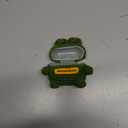 Yatchen Plush Case for AirPods 3, Kawaii Cute 3D Cartoon Fur Sausage Mouth Frog Design Funny Mini AirPods 3rd Generation Cover with Keychain Protective Case for Women Girls