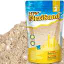 NiToy FlexiSand 2.2Lbs Play Sand, Never Dries Out-Fun for 3 Years and up Kids Bulk Refill for Sensory Sand Box Toys, Ideal for Shaping, Squeezing and Molding (Orignial Color)