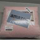 Auemtyn Full/Queen Size Quilt Set 3 Pieces, Soft Lightweight Summer Bedspread, Reversible Microfiber Bed Coverlet for All Seasons, Light Pink, Heart Pattern (1 Quilt, 2 Pillow Shams)
